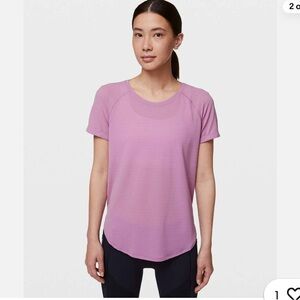 Lululemon Open Up Tie Back Tee Jubilee | SIZE: 6